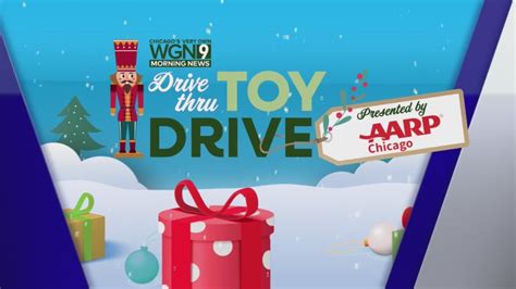 21st annual WGN Morning News drive-thru toy drive, presented by AARP Chicago, held Friday, December 8